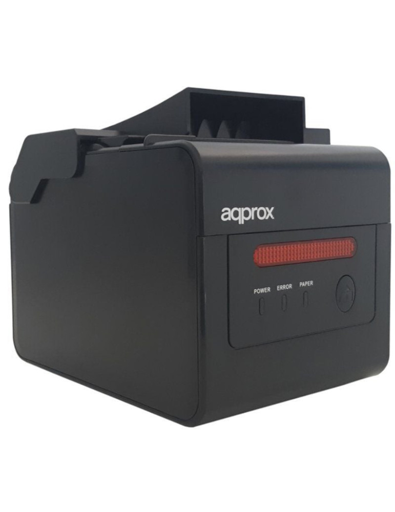 Impresora de Tickets Approx appPOS80WIFI+LAN/ Térmica/ Ancho papel 58 y 80mm/ USB-WiFi-LAN-RS232-RJ11/ Negra