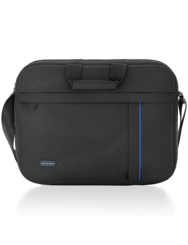 Maletín Aisens ASBG-BC020-BK para Portátiles hasta 15.6"/ Negro