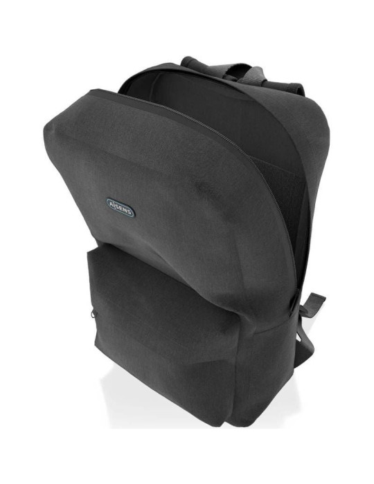 Mochila Aisens ASBG-BP080-BK para Portátiles hasta 15.6"/ Negro