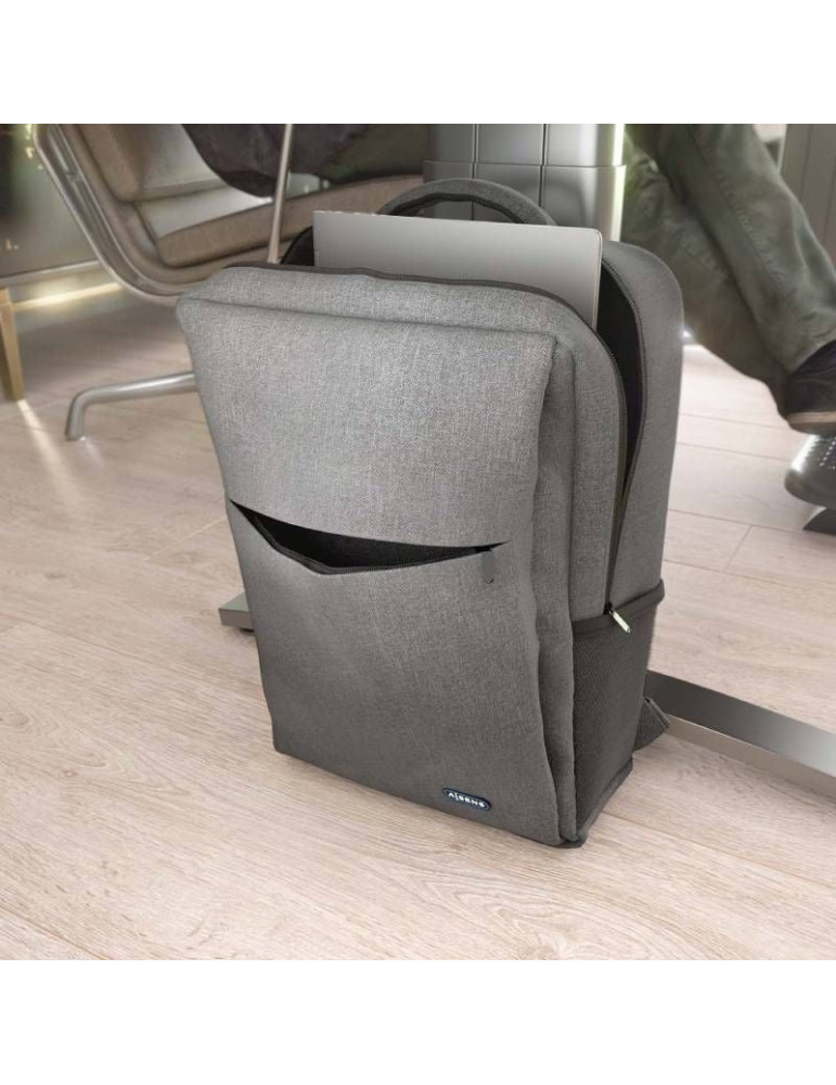 Mochila Aisens ASBG-BP081-GR para Portátiles hasta 17"/ Gris