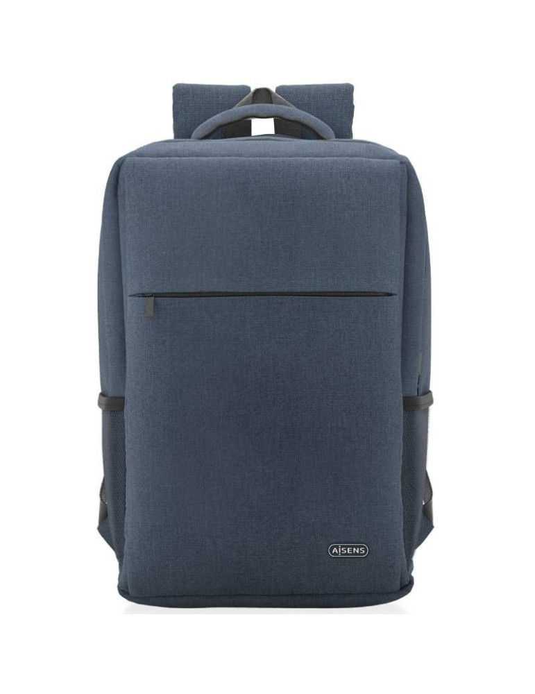 Mochila Aisens ASBG-BP082-BL para Portátiles hasta 17"/ Azul