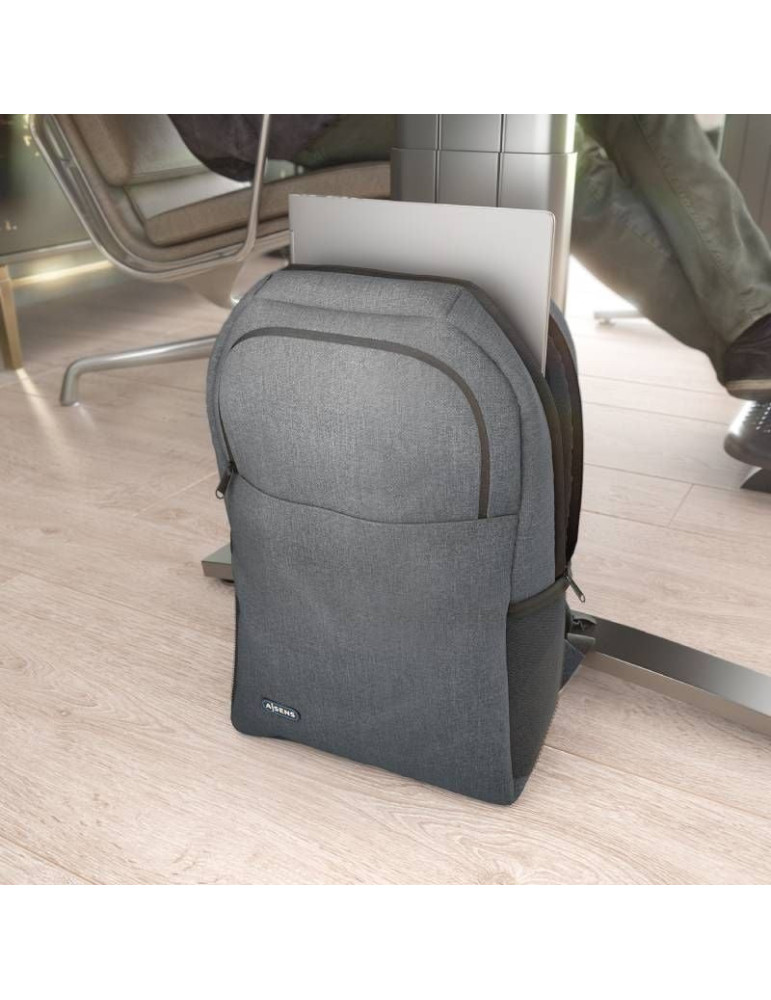 Mochila Aisens Premium ASBG-BP083-GR para Portátiles hasta 15.6"/ Gris