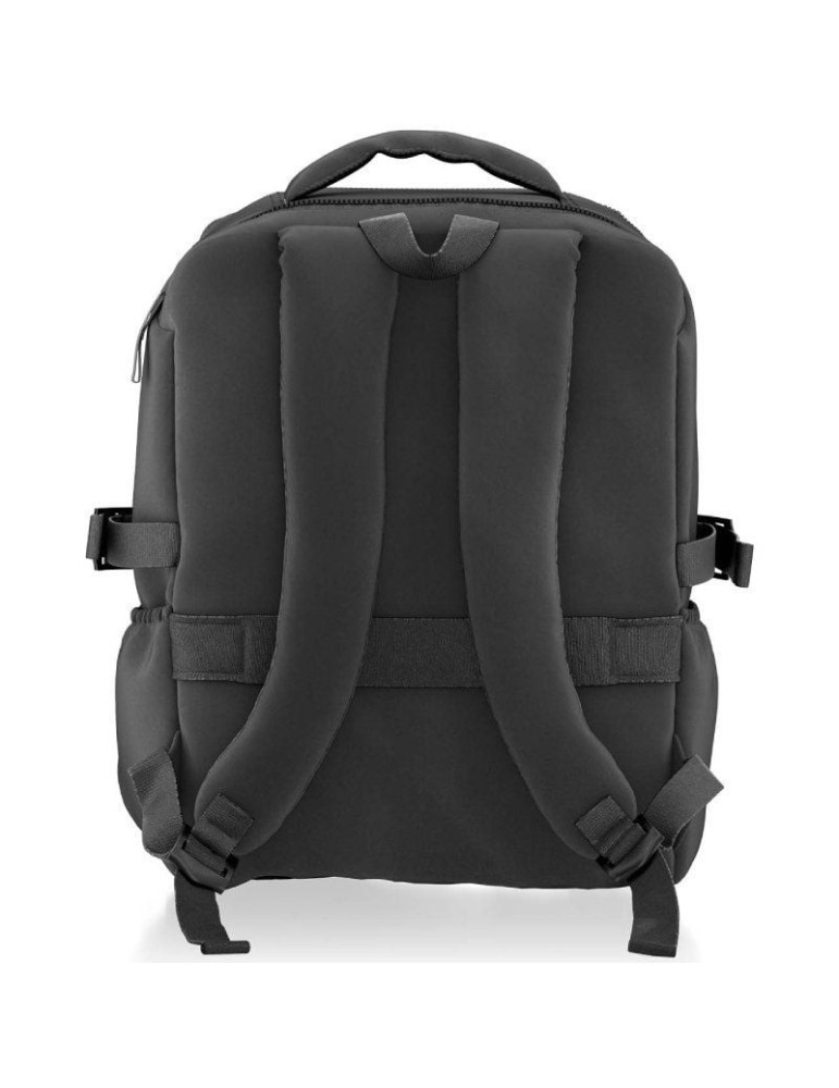 Mochila Aisens ASBG-BP086-BK para Portátiles hasta 15.6"/ Impermeable/ Negro