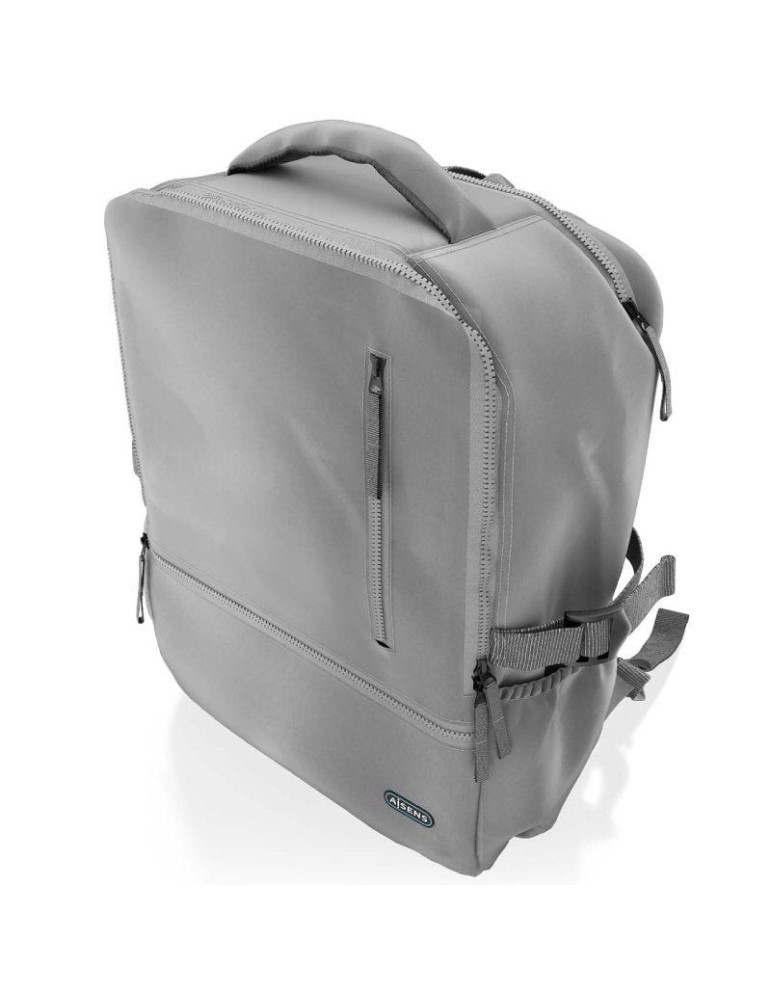 Mochila Aisens ASBG-BP087-GR para Portátiles hasta 15.6"/ Impermeable/ Gris