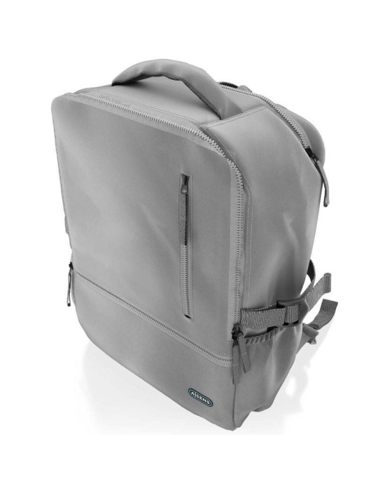 Mochila Aisens ASBG-BP087-GR para Portátiles hasta 15.6"/ Impermeable/ Gris