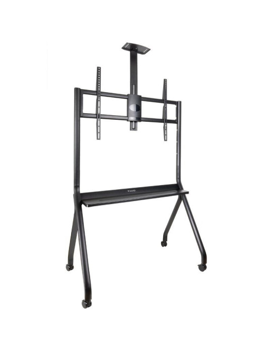 Soporte de Suelo con Ruedas TooQ FS20208M-B para TV de 55-100"/ hasta 120kg