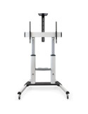 Soporte de Suelo Inclinable/ Ajustable con Ruedas TooQ FS20300M-B para TV de 60-100"/ hasta 100kg