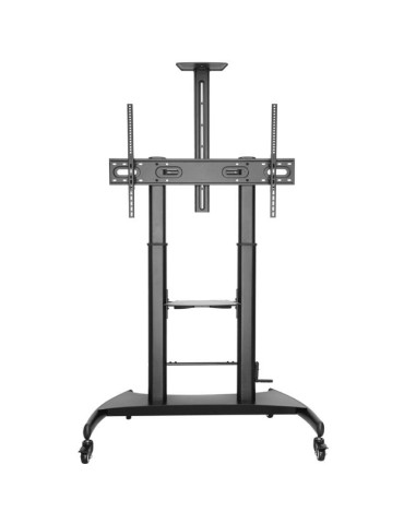Soporte de Suelo Inclinable con Ruedas y Manivela Aisens FT100TE-123 para TV 60-100"/ hasta 100kg