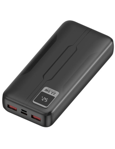 Powerbank 20000mAh Leotec LEPOW20W22K/ 22.5W/ Negra
