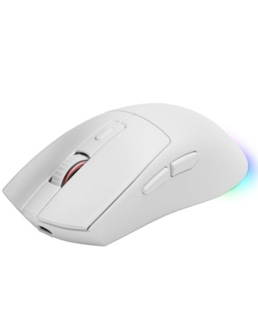 Ratón Gaming Inalámbrico Mars Gaming MM-T3/ Batería recargable/ Hasta 14400 DPI/ Blanco