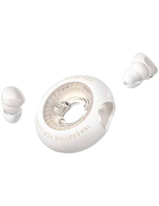 Auriculares Bluetooth Vention NBRN0 con estuche de carga/ Autonomía 6h/ Beige