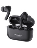 Auriculares Bluetooth Vention Echo Lite E11 con estuche de carga/ Autonomía 6h/ Negros