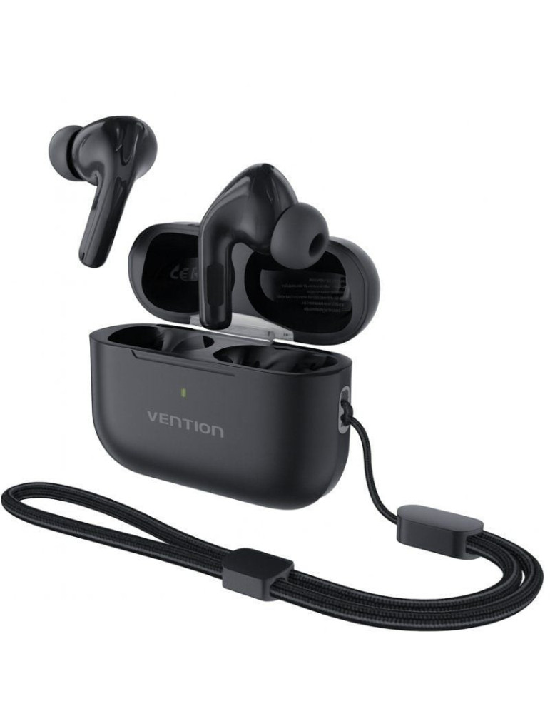 Auriculares Bluetooth Vention Echo Lite E11 Pro con estuche de carga/ Negros