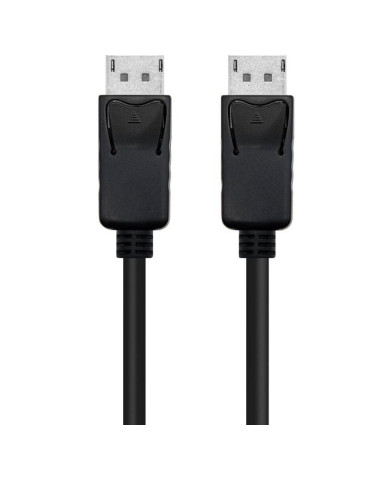 Cable DisplayPort 1.4 8K Nanocable 10.15.2801-L150/ DisplayPort Macho - DisplayPort Macho/ 1.5m/ Certificado/ Negro 2
