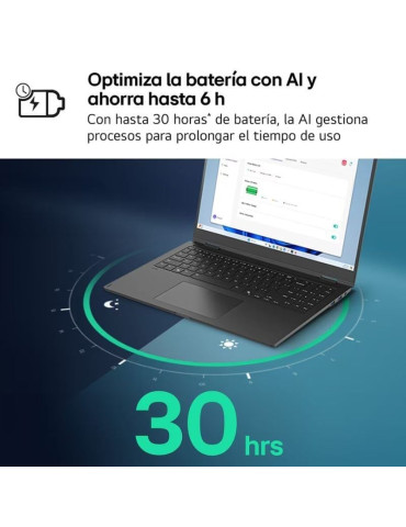 Portátil LG Gram 14Z90T-G.AD8BB Intel Core Ultra 7-255H/ 32GB/ 2TB SSD/ 14"/ Win11 2