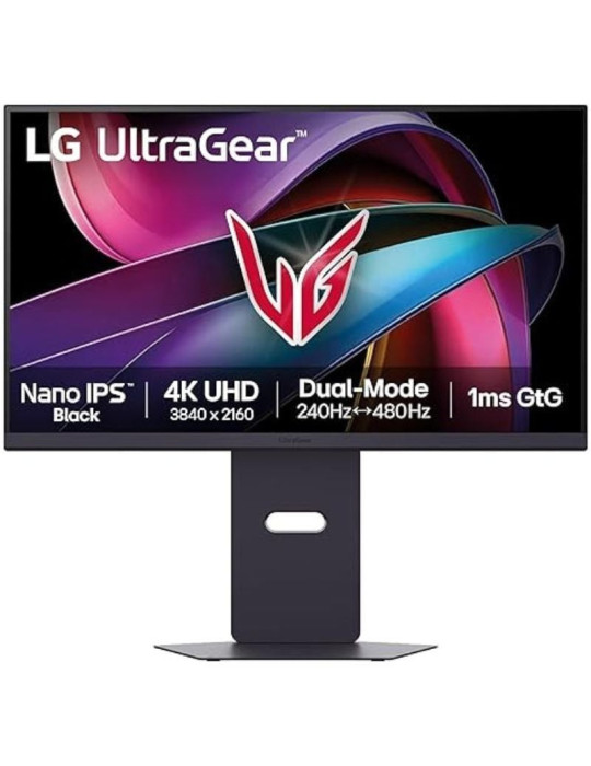 Monitor Gaming LG UltraGear 27G850A-B 27"/ 4K/ 1ms/ 240Hz/ IPS/ Regulable en altura/ Morado Grisáceo
