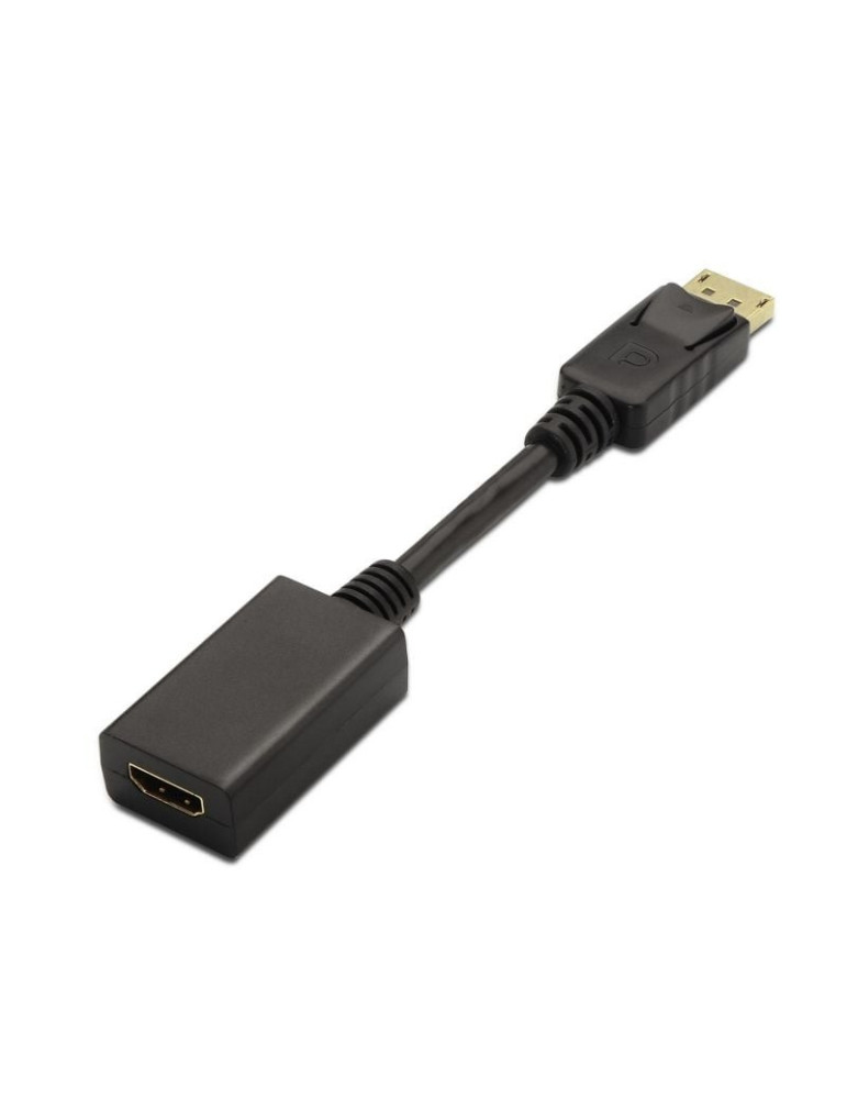 Conversor Aisens A125-0134/ DisplayPort Macho - HDMI Hembra/ 15cm/ Negro