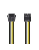 Cable de Alimentación Microprocesador Aisens A131-0419/ Molex -4+4 PIN Macho - Molex 8 PIN Hembra/ 30cm