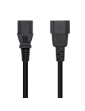 Cable Alimentación Aisens A132-0532/ IEC C13 Hembra - IEC C14 Macho/ 10m/ Negro