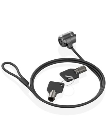 Cable de Seguridad para Portátiles Aisens ASLK-D40K04-BK/ 1.5m 2