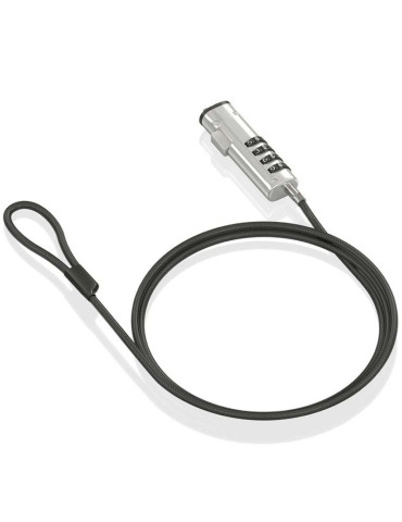 Cable de Seguridad Tipo NANO para Portátiles Aisens ASLK-D50N05-BK/ 1.5m 2