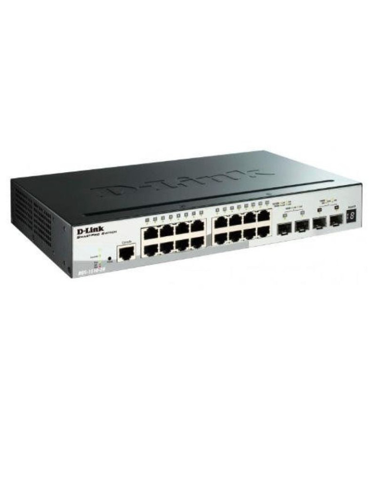 Switch D-Link DGS-1510-20 20 Puertos/ Gigabit 10/100/1000/ SFP