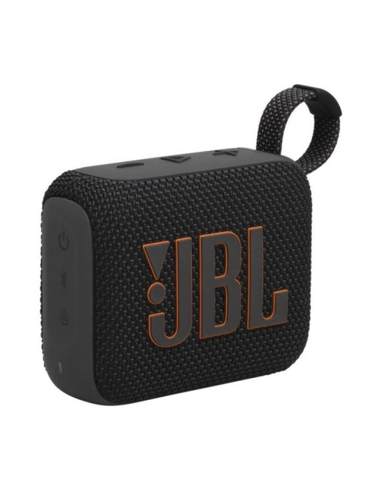 Altavoz con Bluetooth JBL GO 4/ 4.2W/ 1.0/ Negro