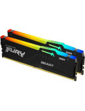 Memoria RAM Kingston FURY Beast RGB 2 x 16GB/ DDR5/ 6000MHz/ 1.35V/ CL36/ DIMM