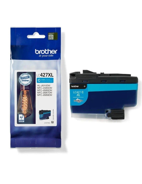 Cartucho de Tinta Original Brother LC-427 XL Alta Capacidad/ Cian