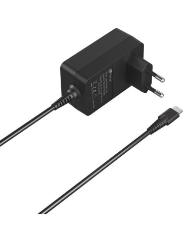 Cargador de Portátil Leotec Notebook 45W Type-C/ 1xUSB Tipo-C/ 45W/ Automático/ Voltaje 5-20V 2