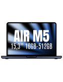 Apple Macbook Air 15,3"/ M5 10-Core CPU/ 16GB/ 512GB SSD/ 10-Core GPU/ Medianoche