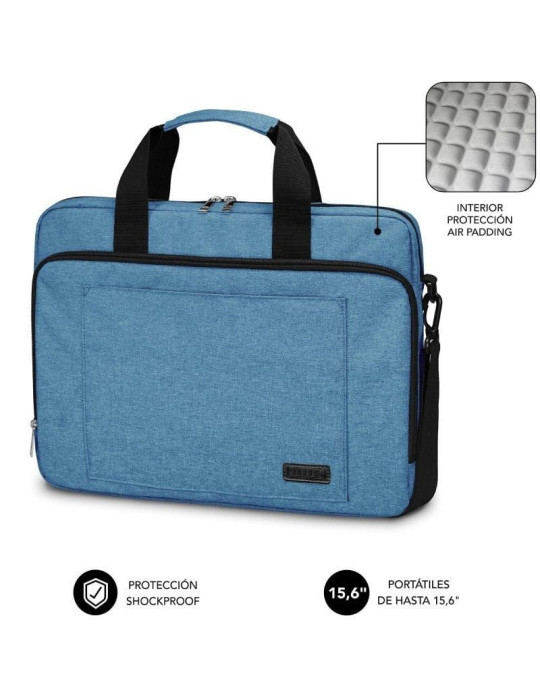 Mochila Subblim Air Padding Laptop Bag para Portátiles hasta 15.6"/ Azul