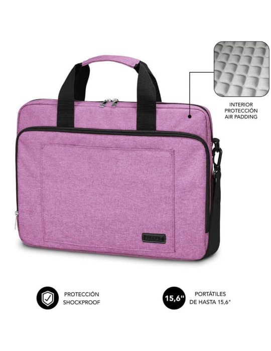 Mochila Subblim Air Padding Laptop Bag para Portátiles hasta 15.6"/ Rosa