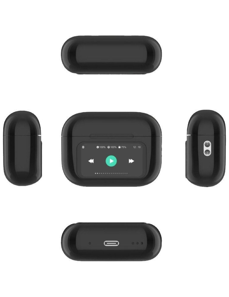 Auriculares Bluetooth Qubo TWS-400BK con estuche de carga/ Autonomía 4h/ Negros