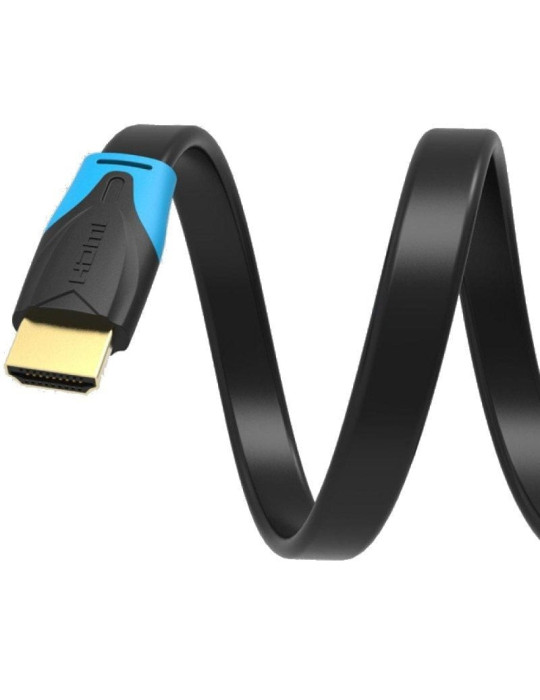 Cable HDMI 2.0 4K Vention VAA-B02-L500/ HDMI Macho - HDMI Macho/ 5m/ Negro
