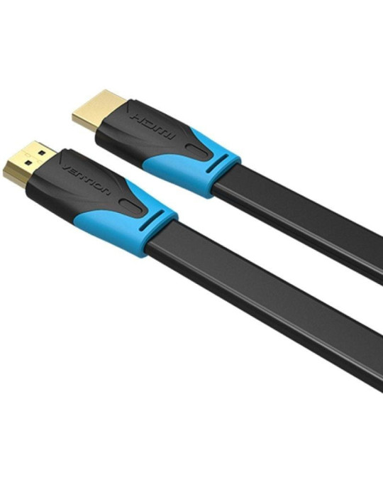 Cable HDMI 2.0 4K Vention VAA-B02-L500/ HDMI Macho - HDMI Macho/ 5m/ Negro