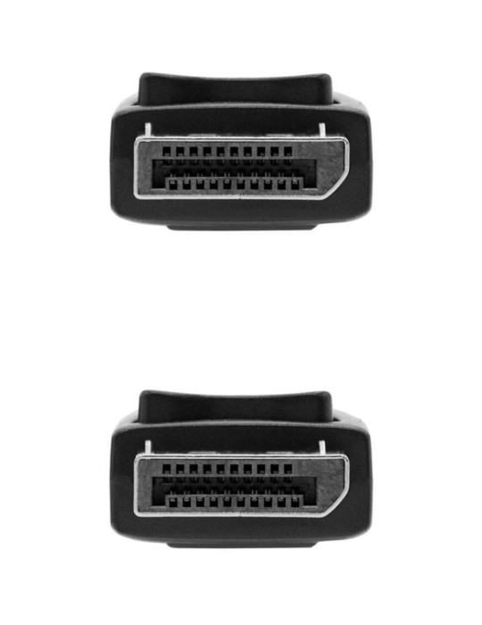Cable DisplayPort 1.4 8K Nanocable 10.15.2801/ DisplayPort Macho - DisplayPort Macho/ 1m/ Certificado/ Negro