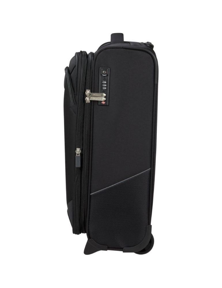 Maleta de Cabina American Tourister Upright SummerRide 55cm/ 55x40x20cm/ 2 Ruedas/ Negra