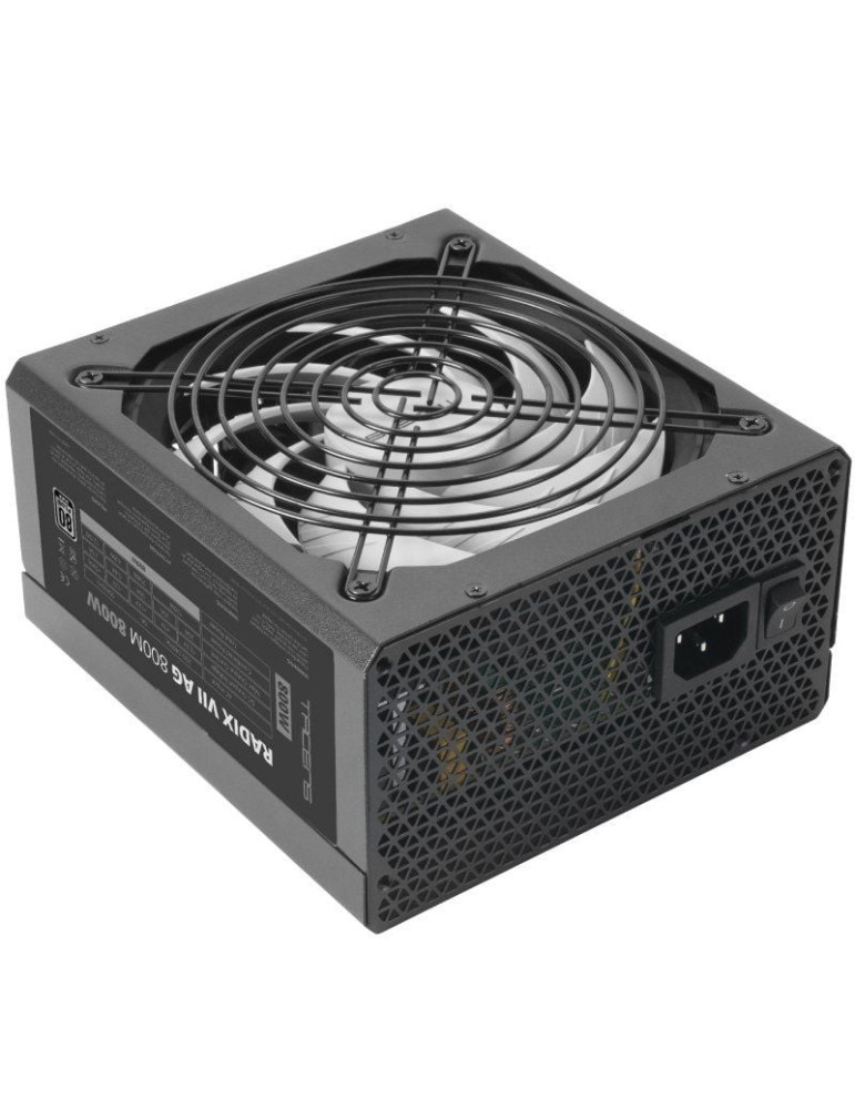 Fuente de Alimentación Tacens Radix VII AG 800M/ 800W/ Ventilador 14cm/ 80 Plus Silver