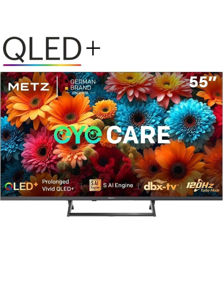 Televisor Metz QLED+ 55MQF7500Z 55"/ Ultra HD 4K/ Smart TV/ WiFi