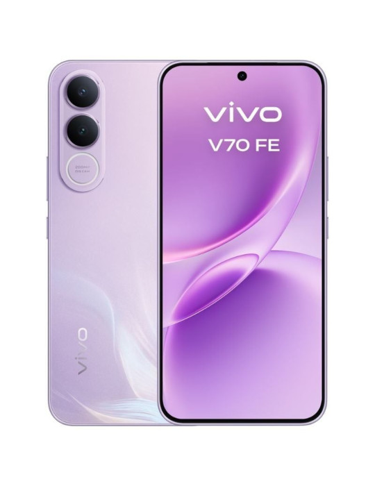Smartphone Vivo V70 FE 8GB/ 512GB/ 6.83"/ 5G/ Púrpura/ Incluye Cargador + Auriculares