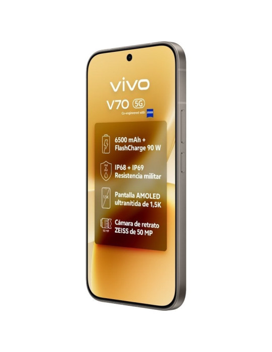 Smartphone Vivo V70 8GB/ 512GB/ 6.59"/ 5G/ Gris