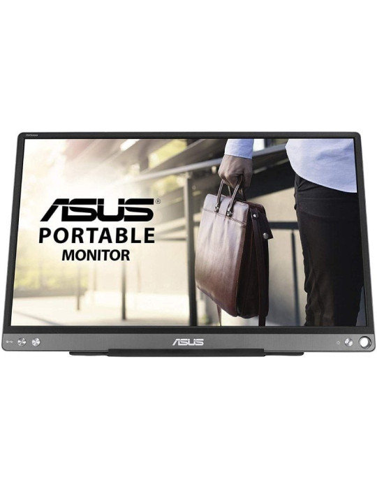 Monitor Portátil Asus ZenScreen MB16ACE 15.6"/ Full HD/ Plata y Negro