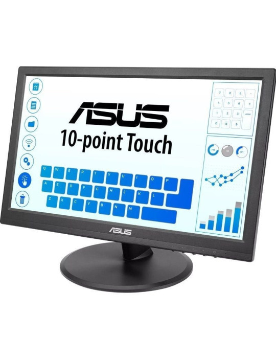 Monitor Profesional Táctil Asus VT169HE 15.6"/ Full HD/ Negro
