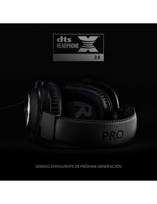 Auriculares Gaming con Micrófono Logitech G Pro X/ Jack 3.5/ USB/ Negros