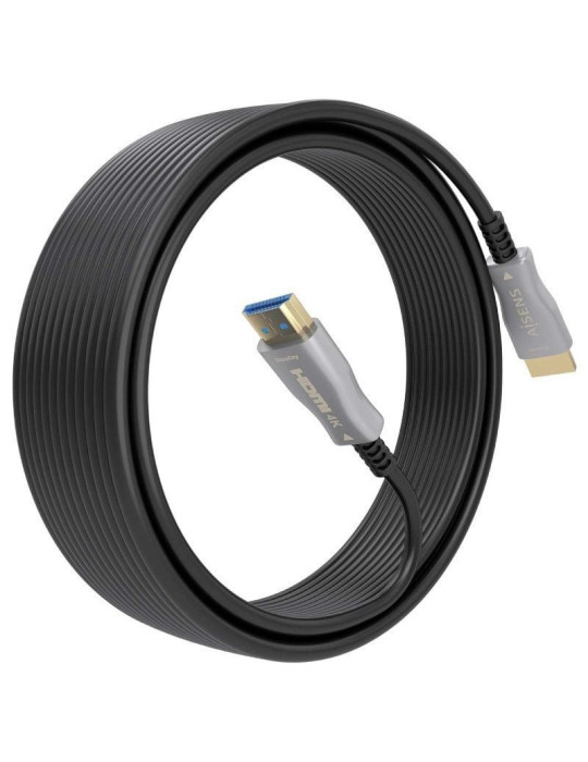 Cable HDMI 2.0 AOC 4K Aisens A148-0858/ HDMI Macho - HDMI Macho/ 10m/ Negro
