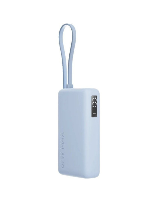 Powerbank 10000mAh Xiaomi 67W Power Bank Integrated Cable/ 67W/ Azul/ Incluye Cable USB Tipo-C