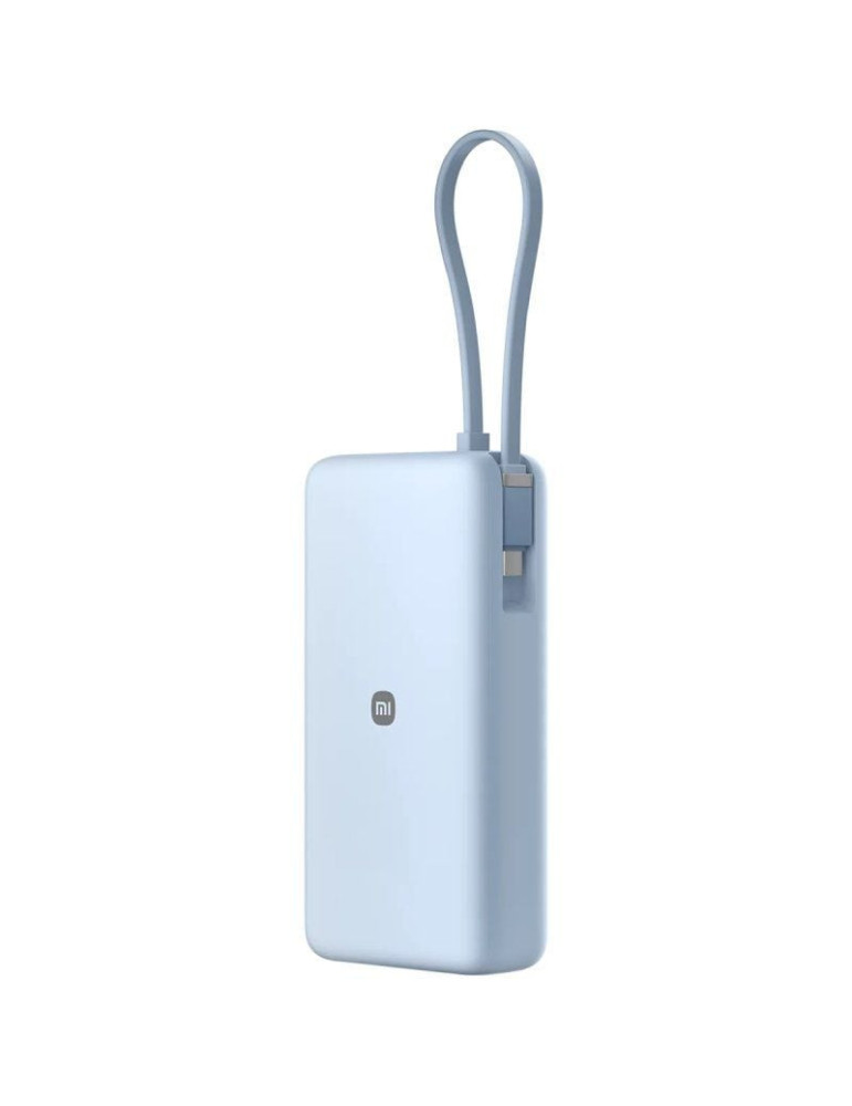 Powerbank 20000mAh Xiaomi 67W Power Bank Integrated Cable/ 67W/ Azul/ Incluye Cable USB Tipo-C