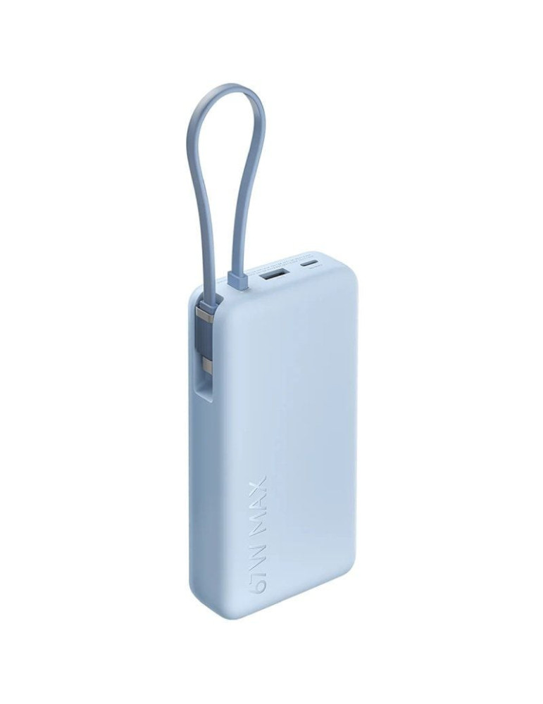 Powerbank 20000mAh Xiaomi 67W Power Bank Integrated Cable/ 67W/ Azul/ Incluye Cable USB Tipo-C