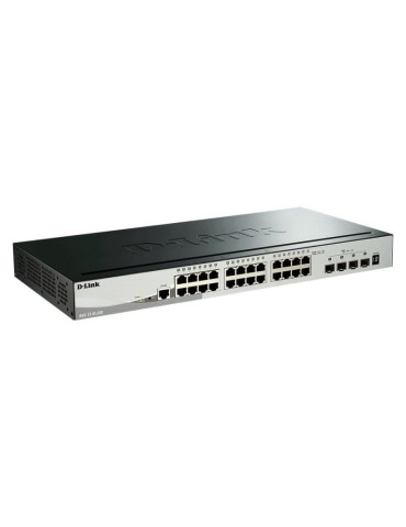 Switch D-Link DGS-1510-28XMP 28 Puertos/ Gigabit 10/100/1000 PoE/ SFP 2